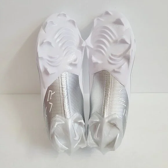 Nike Vapor Edge Pro 360 2 Football Cleats DA5456-102 Size 8.5 White Silver - Picture 6 of 8